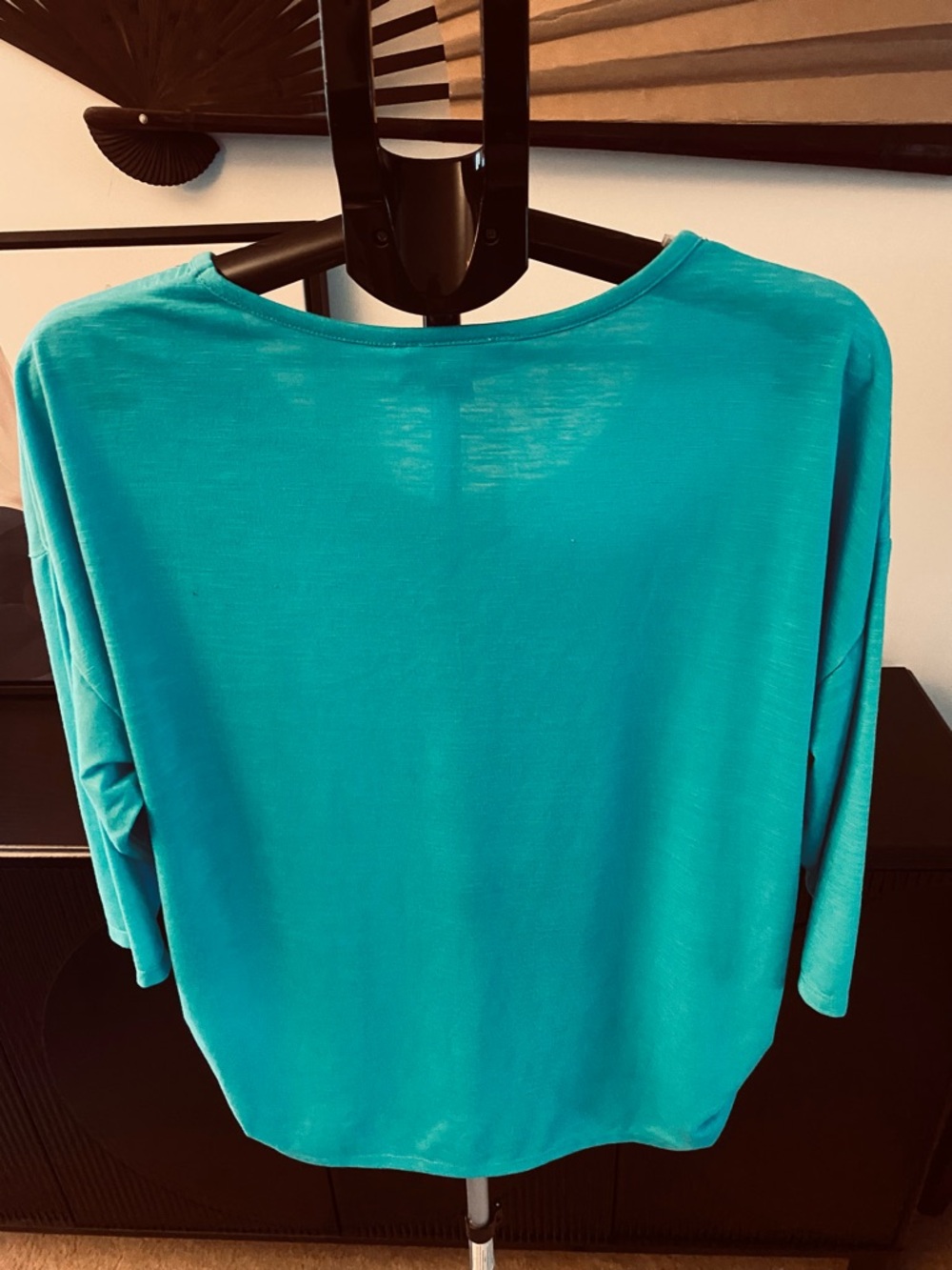 Breckenridge Blue Top With Silver Tone Embellishments - Picture 6 of 8
